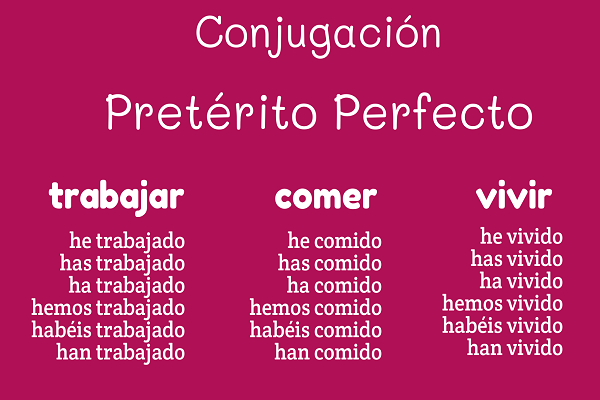Ejemplos de oraciones con verbo pretérito